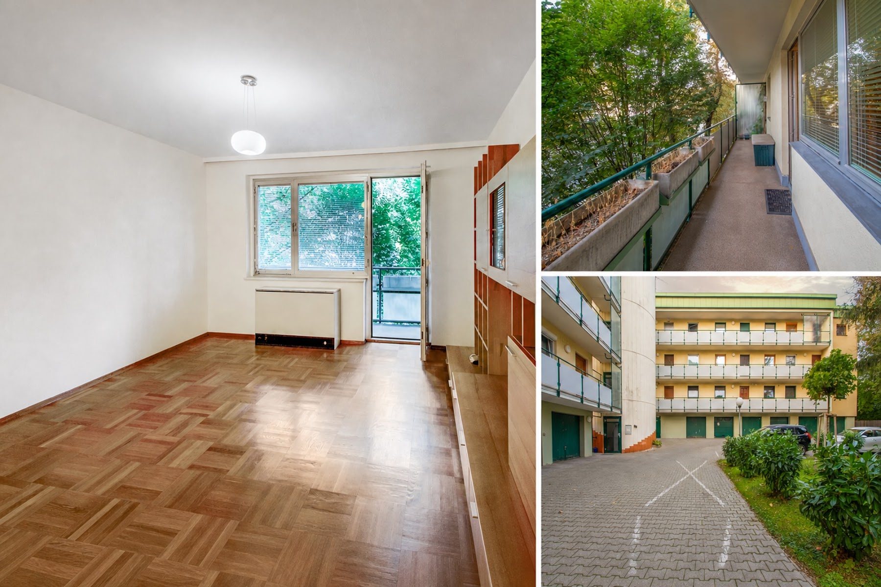3-Zimmer-Wohnung mit großer Loggia in 2340 Mödling am Übergang zur Vorderbrühl